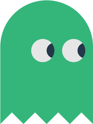 Pacman Green Ghost - Pacman Green Ghost Png (400x400), Png Download