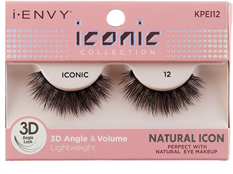 Kiss Lashes Png Jpg Stock - Iconic Lashes 12 (495x495), Png Download