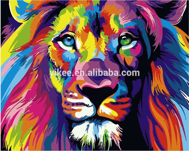 5d Diy Diamond Painting - Animal Resin Cross Stitch (800x800), Png Download