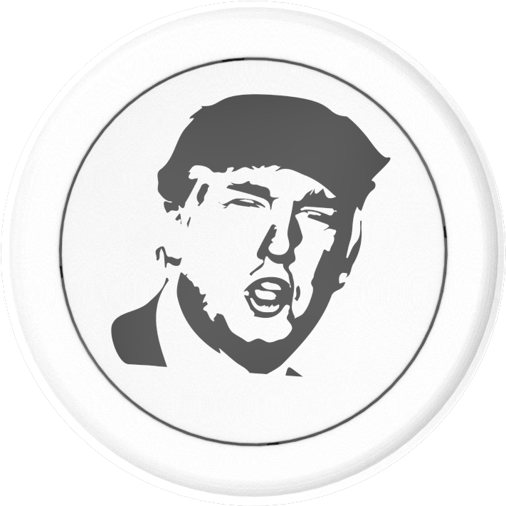 The Donald Trump Black & White Button - Donald Trump (920x920), Png Download