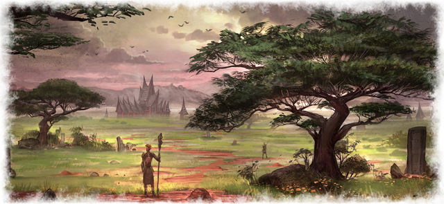 Reaper's March Concept Art - Reapers March Eso Concept (640x295), Png Download