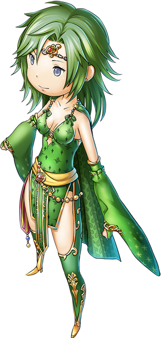 Hsr Rydia Of Mist - Final Fantasy Iv (316x663), Png Download
