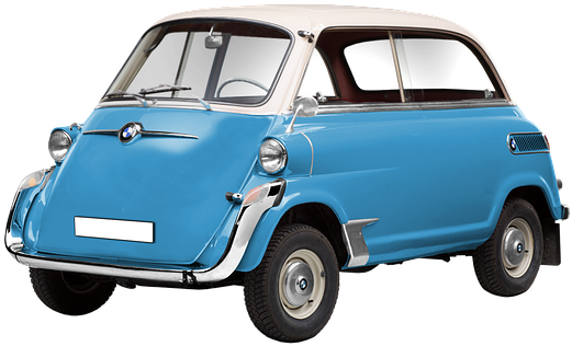 Bmw 600, Year Of Construction 1957-1959 - Bmw Isetta Png (698x340), Png Download