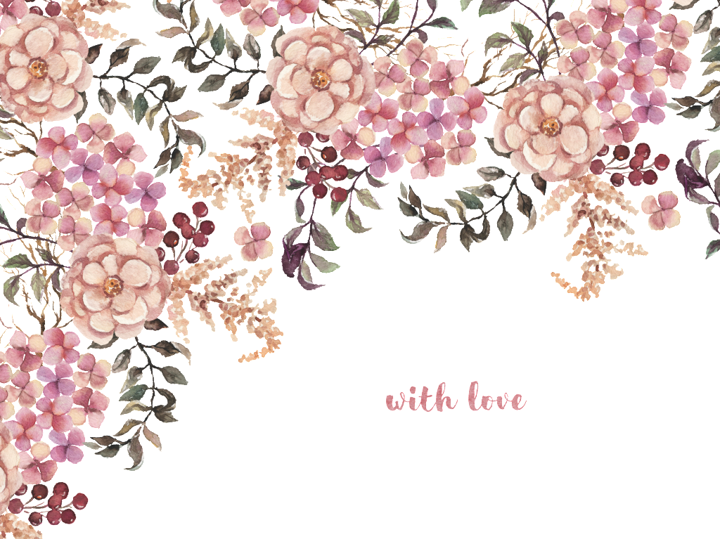 Exquisite Flower Watercolor Hand Painted Transparent - Illustration (1024x767), Png Download