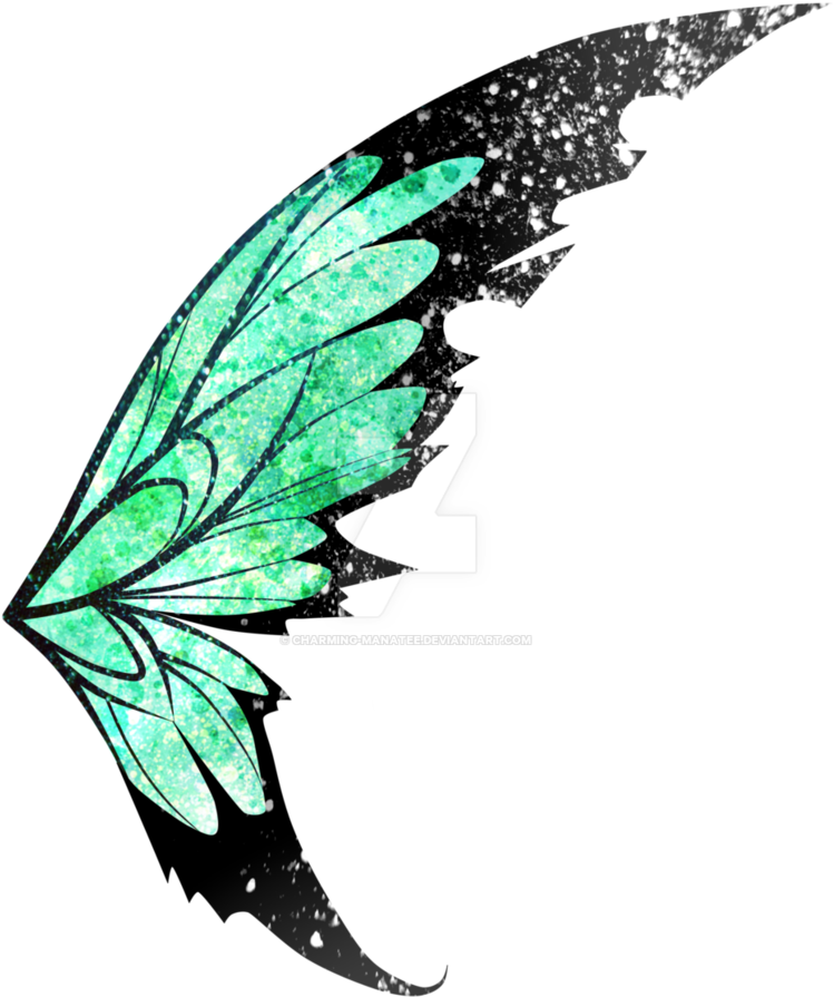 Fairy Wings Png - Fairy Wing With No Background (824x969), Png Download