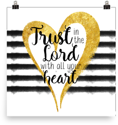 Trust In The Lord - Carson Home Accents Trust In The Lord (480x480), Png Download