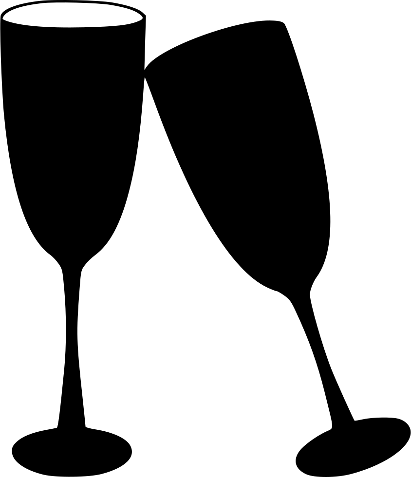 Day Celebration Glasses Champagne Comments - Champagne (844x980), Png Download