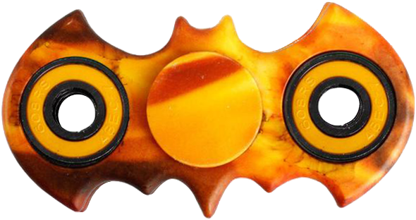 Batman Fidget Spinner Png Transparent Image - Fidget Spinner .png (600x350), Png Download