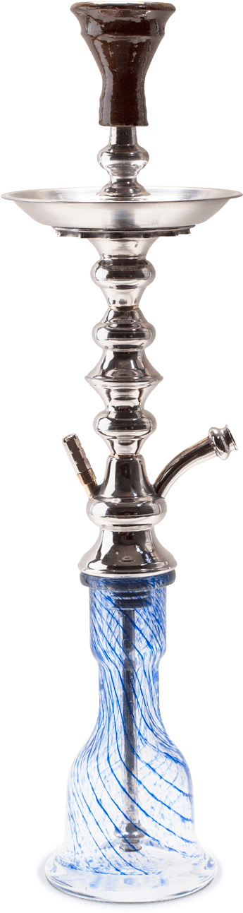Cairo Hookah - Twisted Blue - Decanter (1500x1500), Png Download
