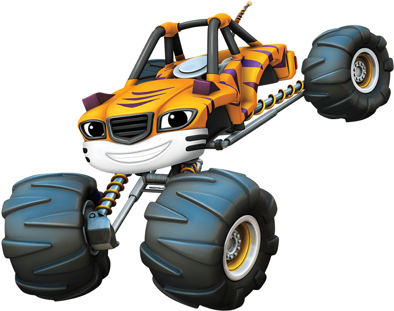 Blaze And The Monster Machines Stripes - Blaze And The Monster Machines Wall Decals (800x642), Png Download