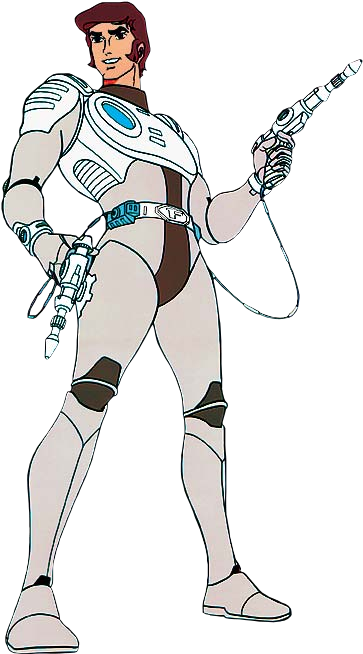 Captain Future - Capitaine Flam Fond Transparent (440x794), Png Download