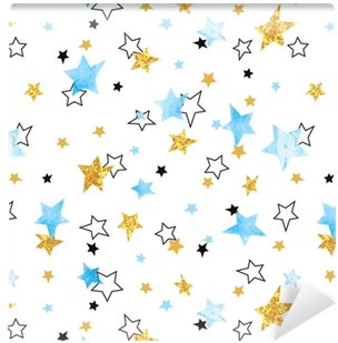 Seamless Stars Pattern - Vector Graphics (400x400), Png Download