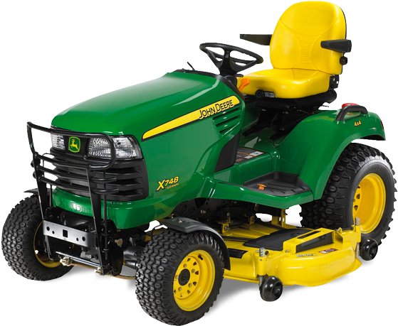 A Garden Tractor Looks Similar To A Lawn Tractor But (642x538), Png Download
