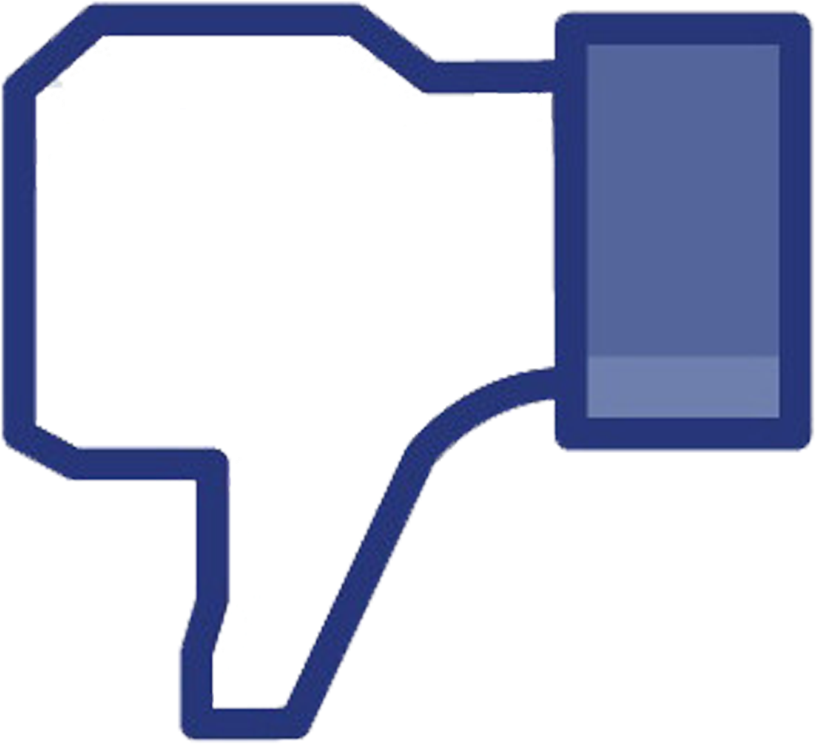 Download 1333508153 Facebook Like Button Facebook Thumbs Down No Background Full Size PNG