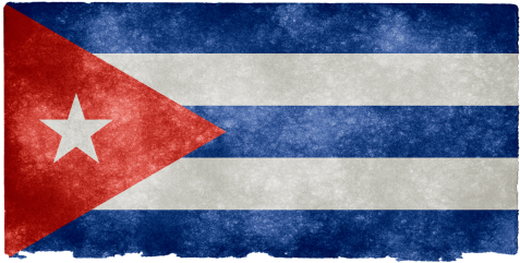 Cuba Grunge Flag Png Image - Cuba Flag Png (500x254), Png Download
