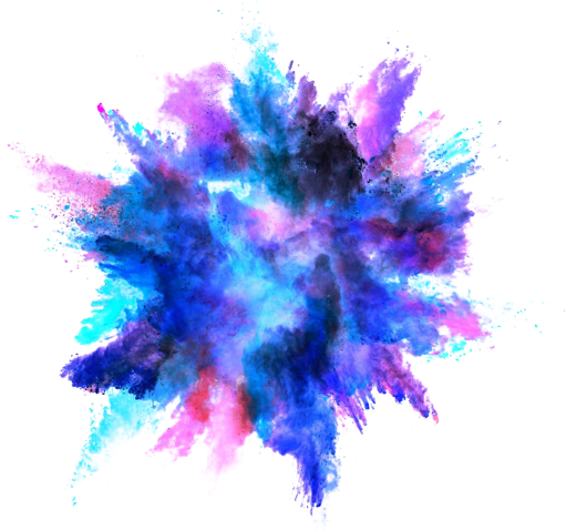 Color Splash Png (533x480), Png Download