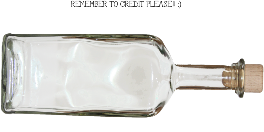 Deviantart Is The World's Largest Online Social Community - Glass Bottle (894x894), Png Download