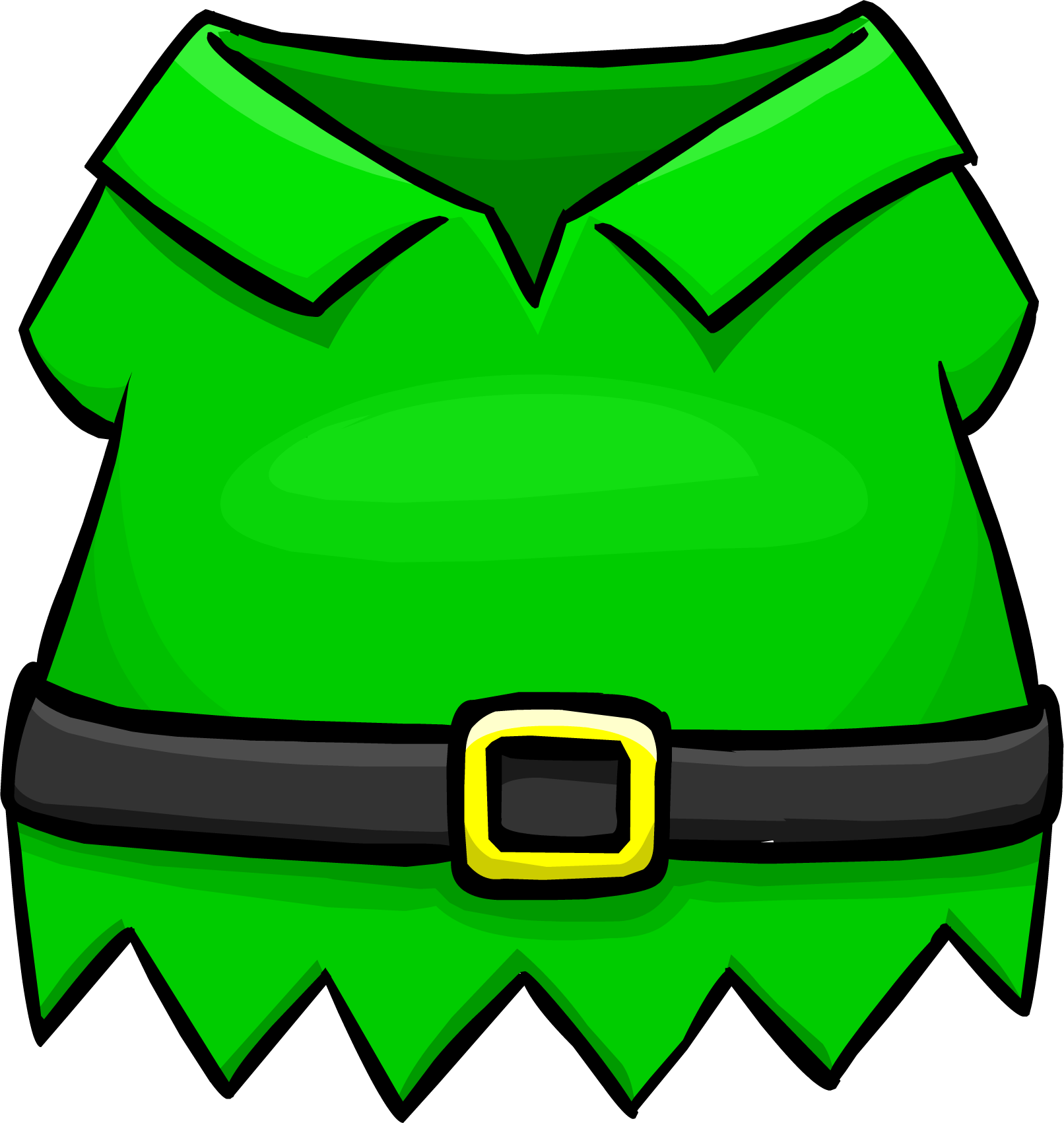 Elf Suit Clothing Icon Id 284 - Elf Shirt Clipart (1612x1701), Png Download