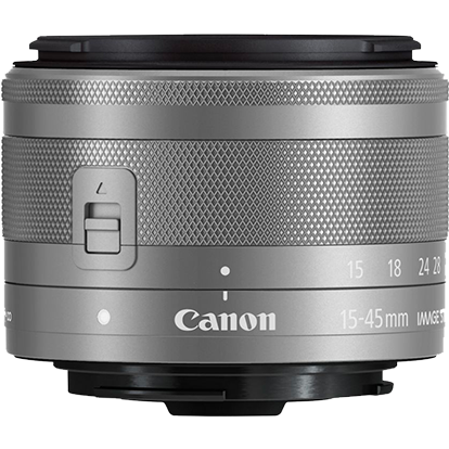 Ef-m Lenses - Canon Ef-m 15-45mm F/3.5-6.3 Is Stm Lens Silver (800x800), Png Download