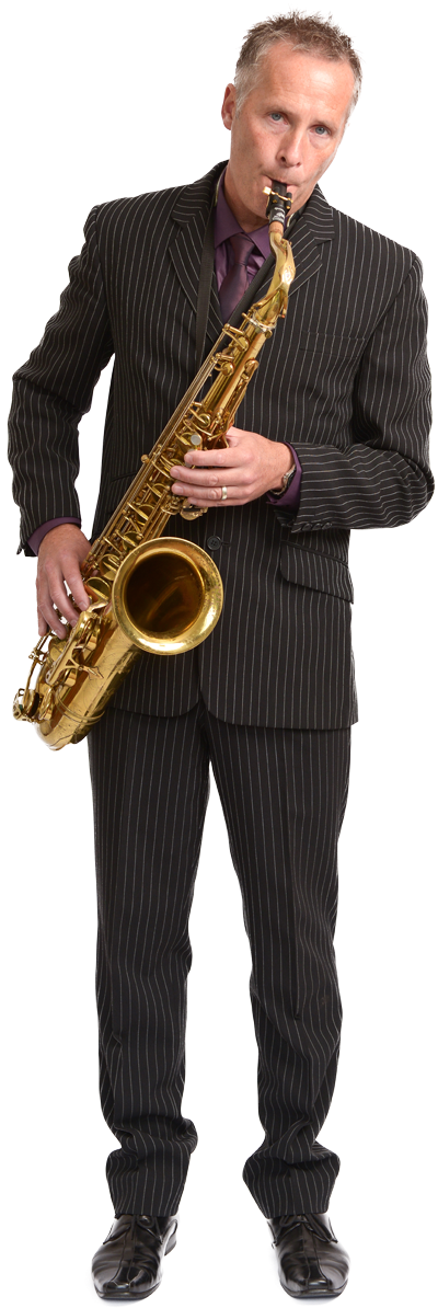 Banner - Saxophonist Png (459x1200), Png Download