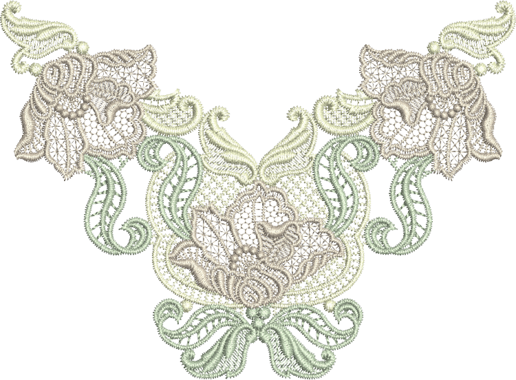 Sue Box Creations - Flower Lace Pattern Png (750x552), Png Download