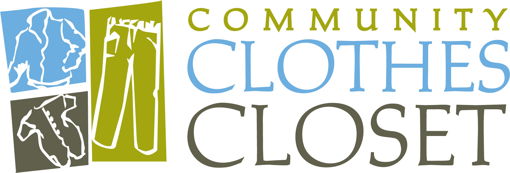 Captain America With Shield Marvel Avengers - Community Clothes Closet Logo (1800x615), Png Download