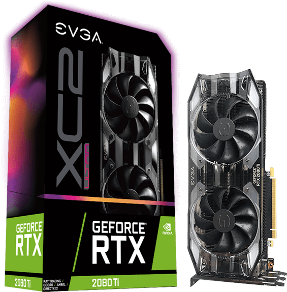11g P4 2387 Kr - Evga Geforce Rtx 2080 (600x600), Png Download