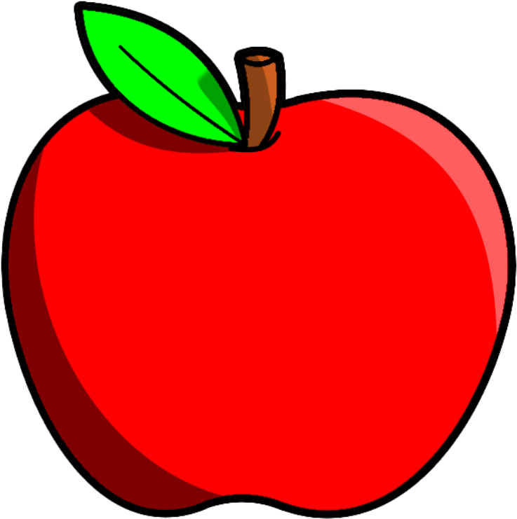 Apple - Transparent Background Apple Clipart (800x800), Png Download