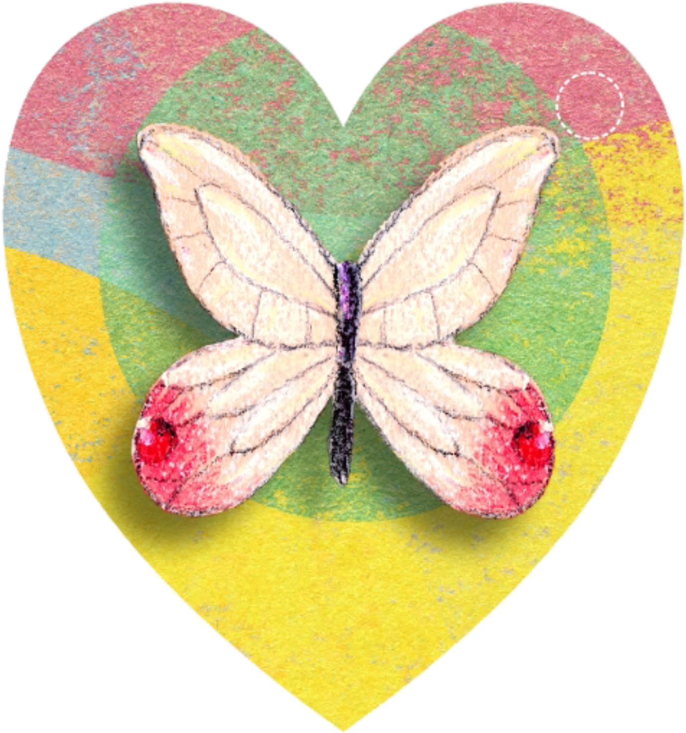 Butterfly Heart Tag Scrapbooking 1487945 - Butterfly Scrapbook Png (1738x1920), Png Download