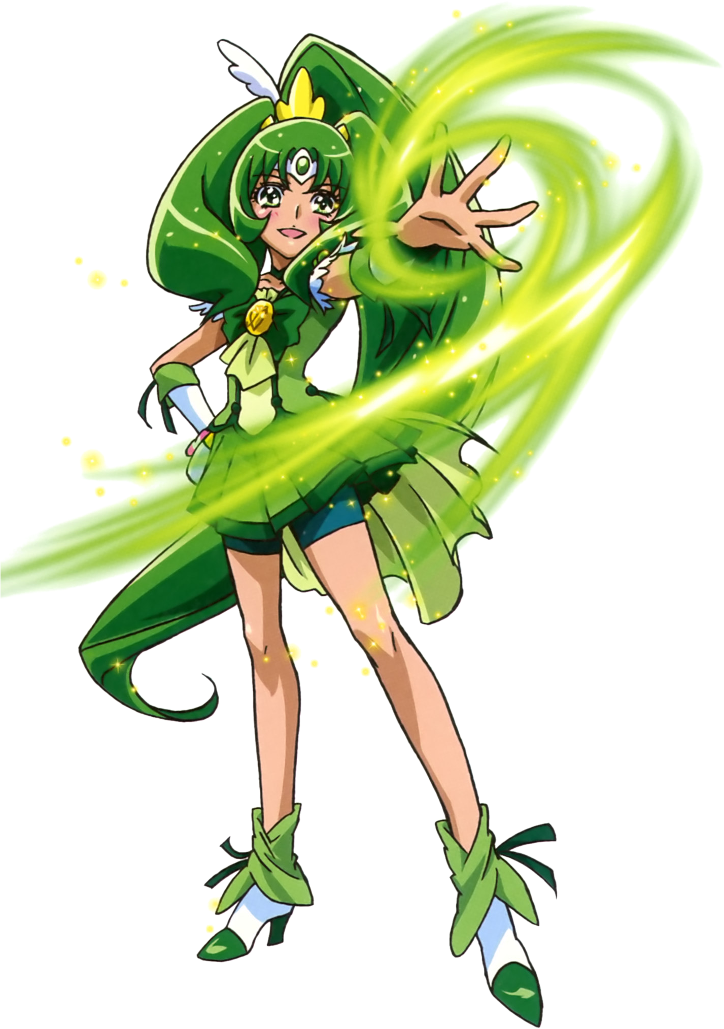 Glitter Spring - Glitter Spring From Glitter Force (1434x2048), Png Download