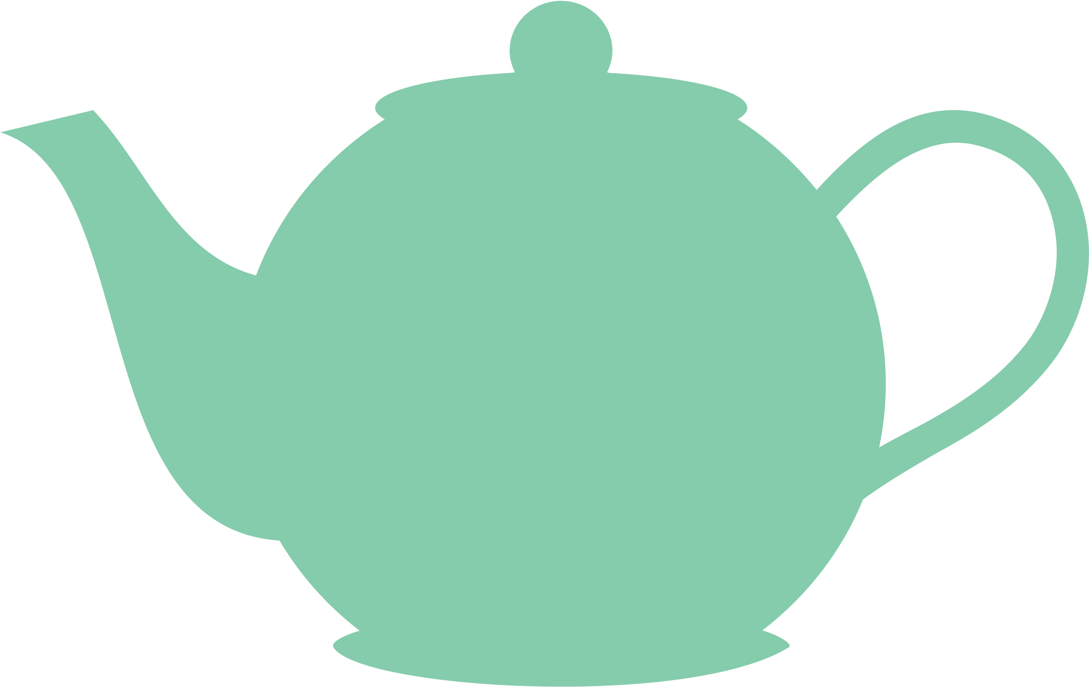Tea Pot - Teapot Clipart (2658x1914), Png Download