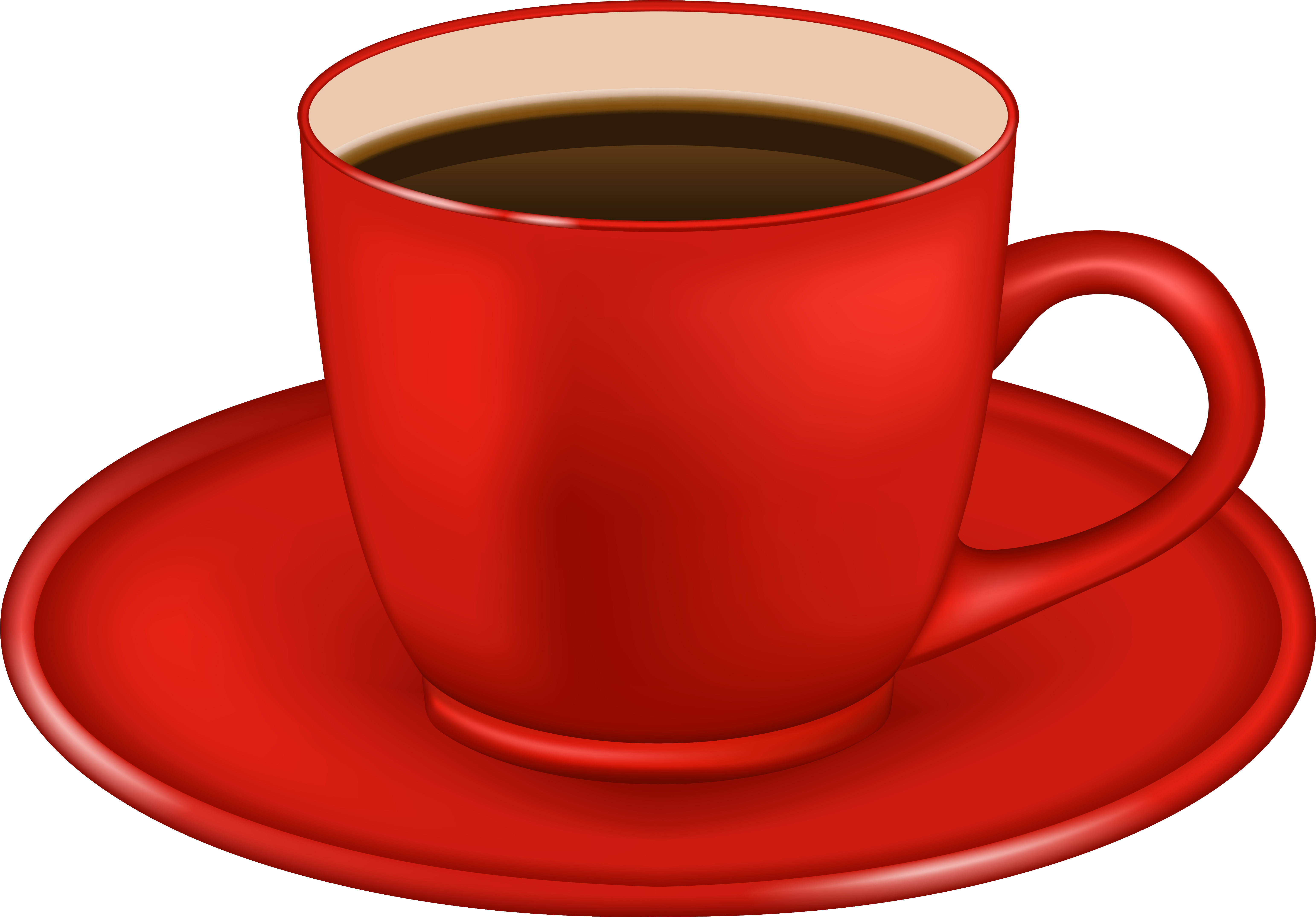 Clip Art Library Download Red Coffee Cup Png Image - Png Image Of Morning Tea (6321x4407), Png Download