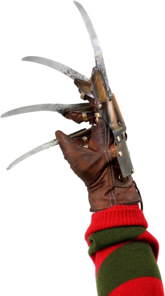 Freddy Krueger Metal Glove Replica - Neca Freddy Glove Prop Replica From Nightmare (591x1000), Png Download