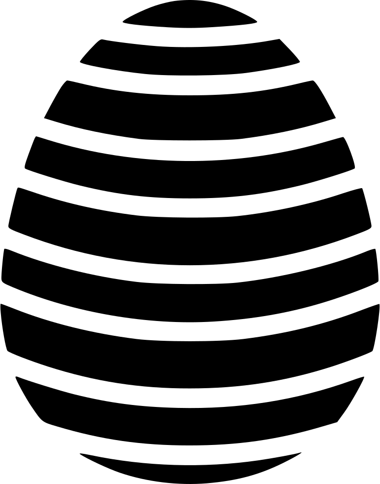 Egg Paschal Decorated Decoration Waves Stripes Comments - Easter (770x980), Png Download