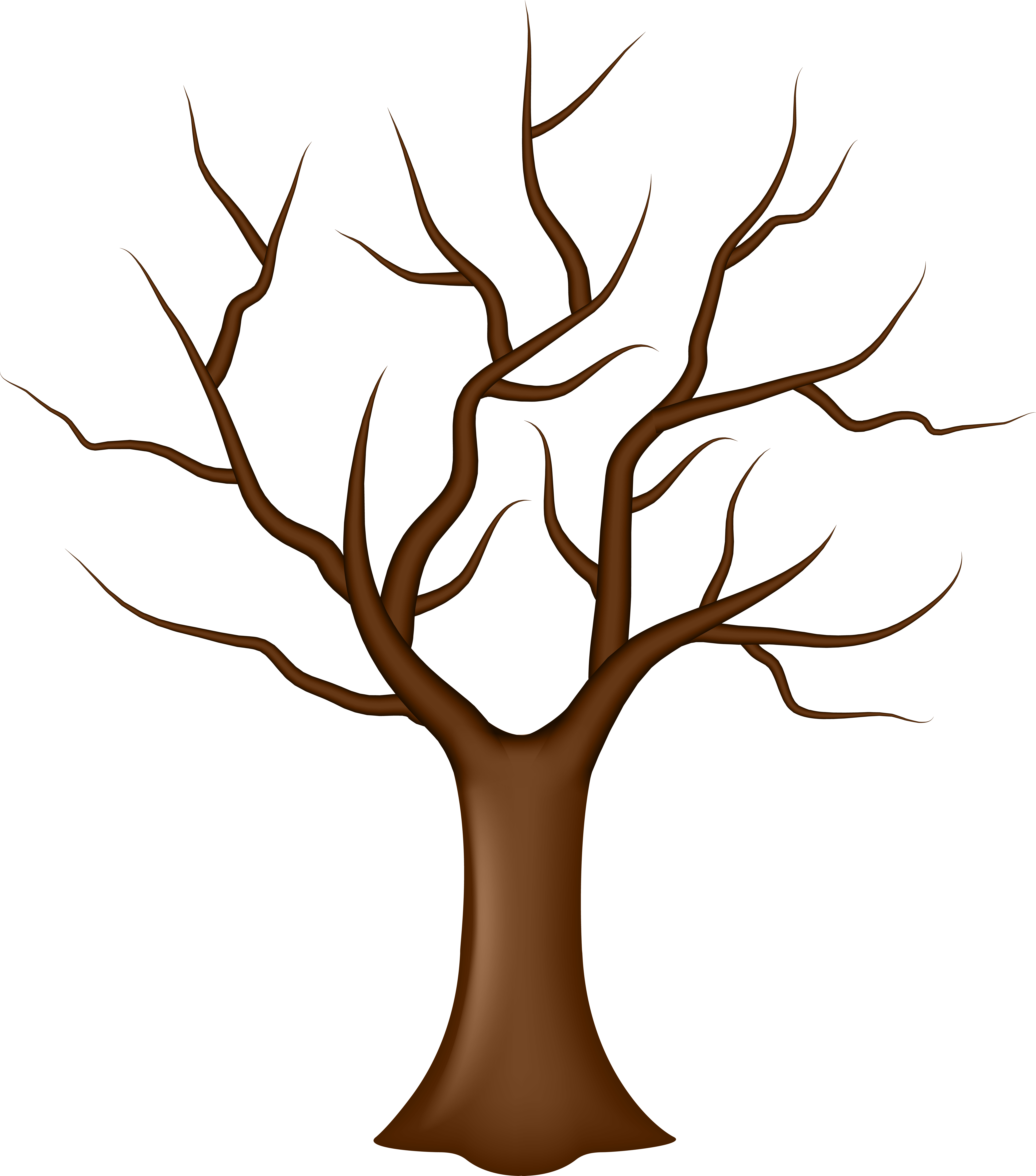 Tree Without Leaves Png Clip Art (7098x8000), Png Download