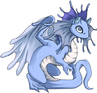 Ice Eyes - Flight Rising Ice Eyes (350x350), Png Download