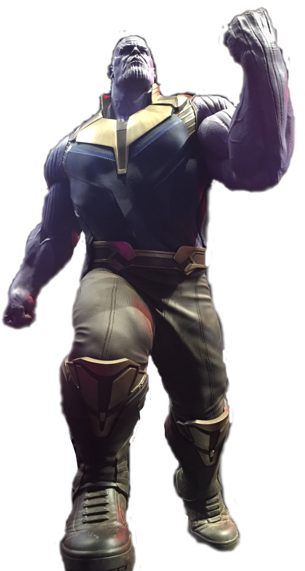 Infinity War By Mundoherois Image - Thanos Marvel Png (702x1139), Png Download