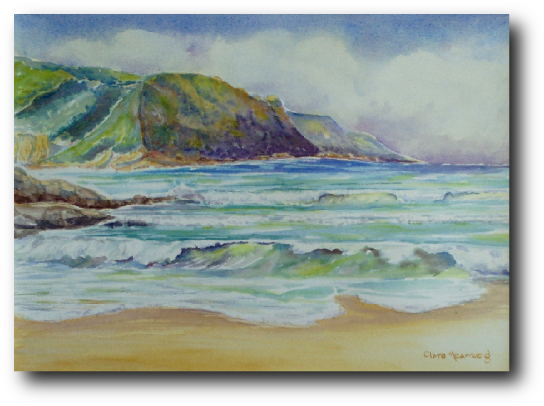 Storms River Mouth 015 - Painting (780x585), Png Download