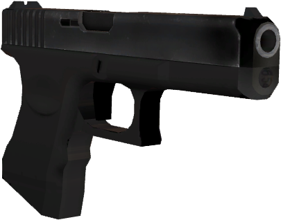 Glock 2 - Left 4 Dead Glock (423x374), Png Download