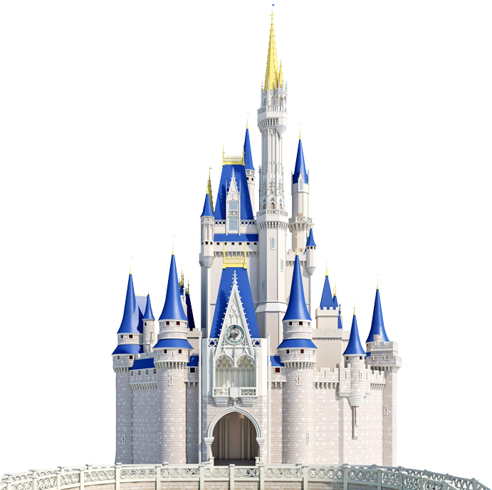 Cinderellacastle Fairy Houses Castles - Cinderella's Castle Clipart (700x700), Png Download