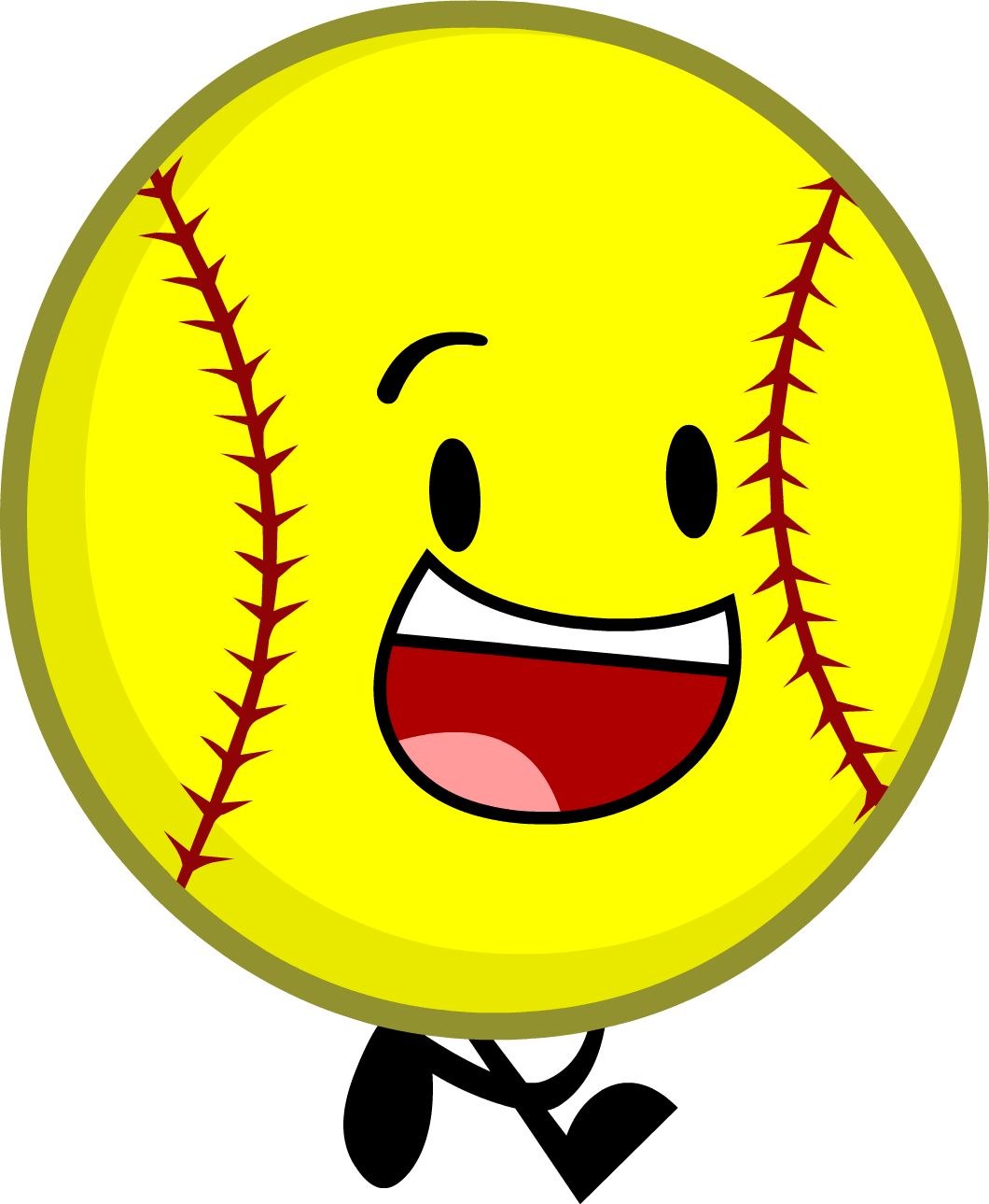 Softball V4 - Wiki (1060x1289), Png Download