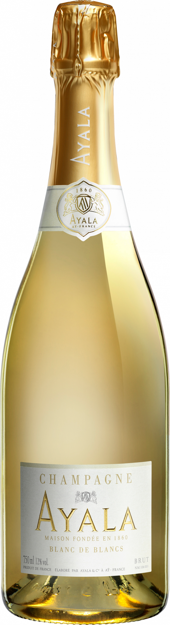 Blanc De Blancs - Ayala Blanc De Blancs 2008 (545x2000), Png Download