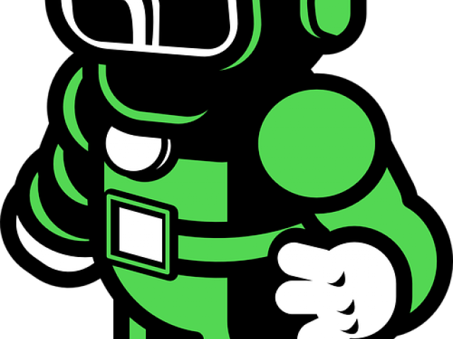 Space Clipart Space Man - Set 6 Space Themed 2.25" Large Buttons Pins Spaceship (640x480), Png Download