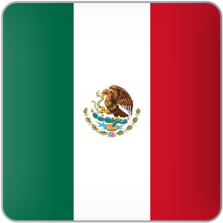 Illustration Of Flag Of Mexico - Mexico Flag Square Icon (640x480), Png Download