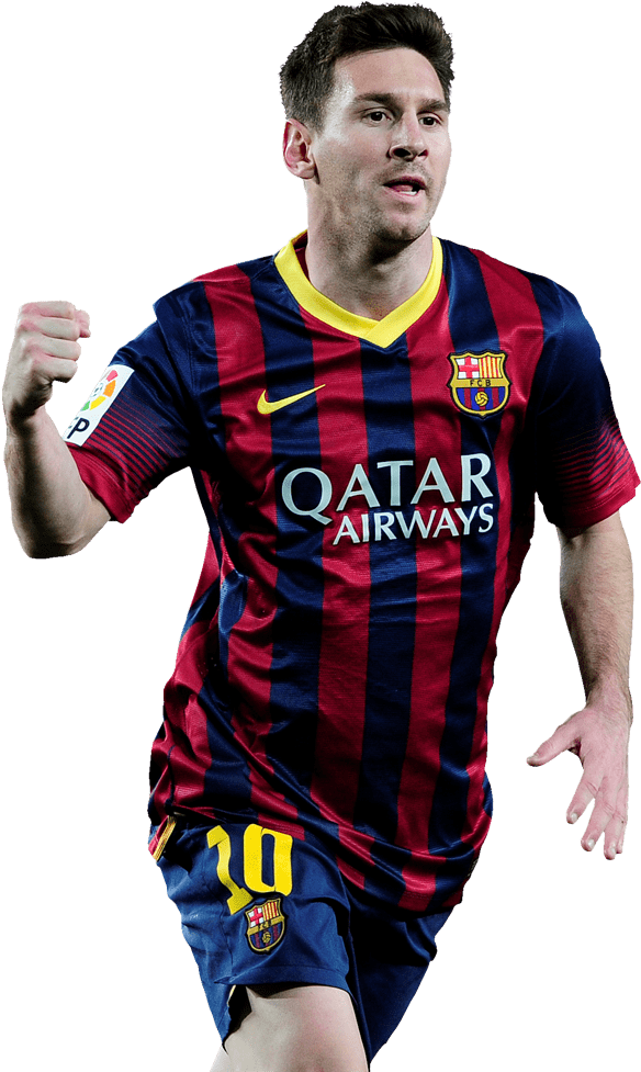 Barcelona Lionel Messi - Fifa Render Messi (817x977), Png Download