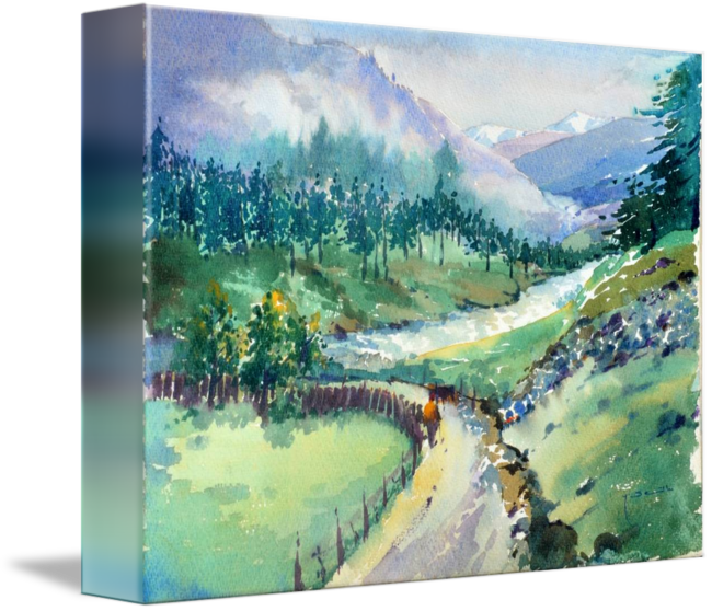Watercolor - Watercolor Painting (650x558), Png Download