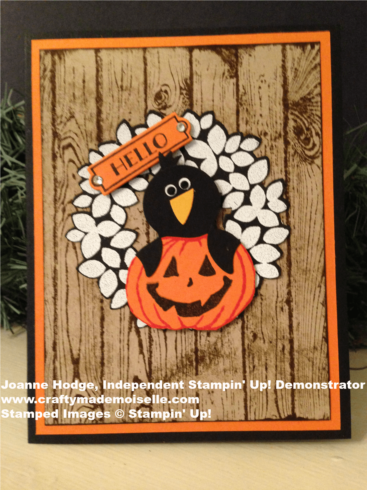 Su Crow Punch Art Wondrous Wreath Card Design - Art (2000x2000), Png Download