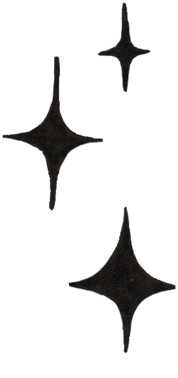 This Graphics Is Black Stars Transparent Decorative - Portable Network Graphics (1024x1485), Png Download