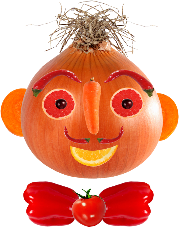Onion Head - Vegetable (1000x1000), Png Download