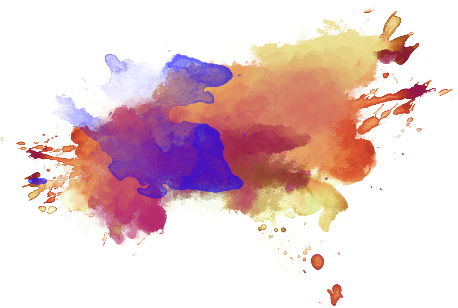 Subscribe - Watercolor Paint (1500x994), Png Download